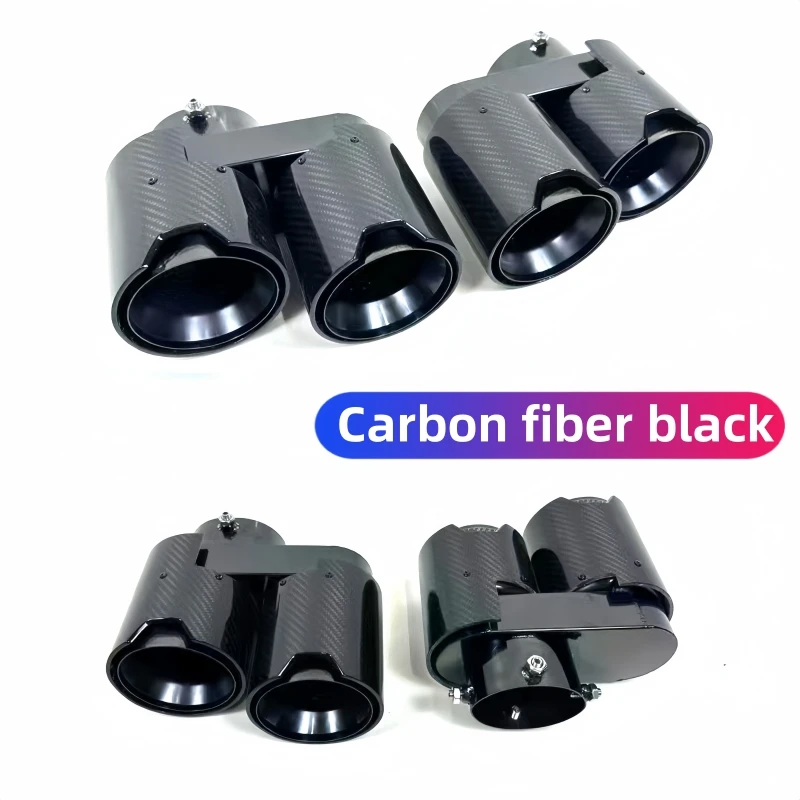 For BMW X5 X6 X7 Quad Tailpipe to G05 G06 G07 Muffler Carbon Fiber Exhaust Pipe Tip Nozzle Exhaust Head for exhaust muffler tip