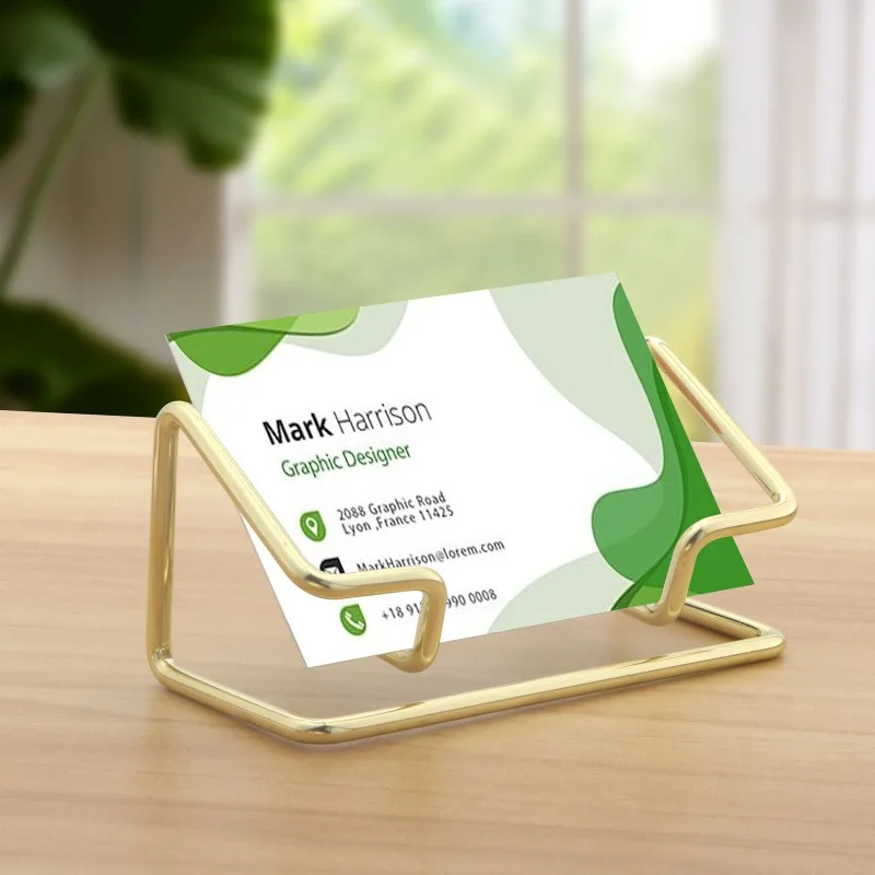 신용 카드 슬롯이 있는 다기능 명함 홀더 데스크 주최자 사무실 리셉션용 이름 카드 및 배지 홀더
