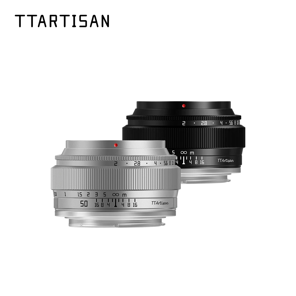 

Объектив TTArtisan 50 мм F2 Prime для Sony E Mount Fujifilm XF Canon M Leica L Nikon Z Panasonic Olympus M43 объектив для камеры