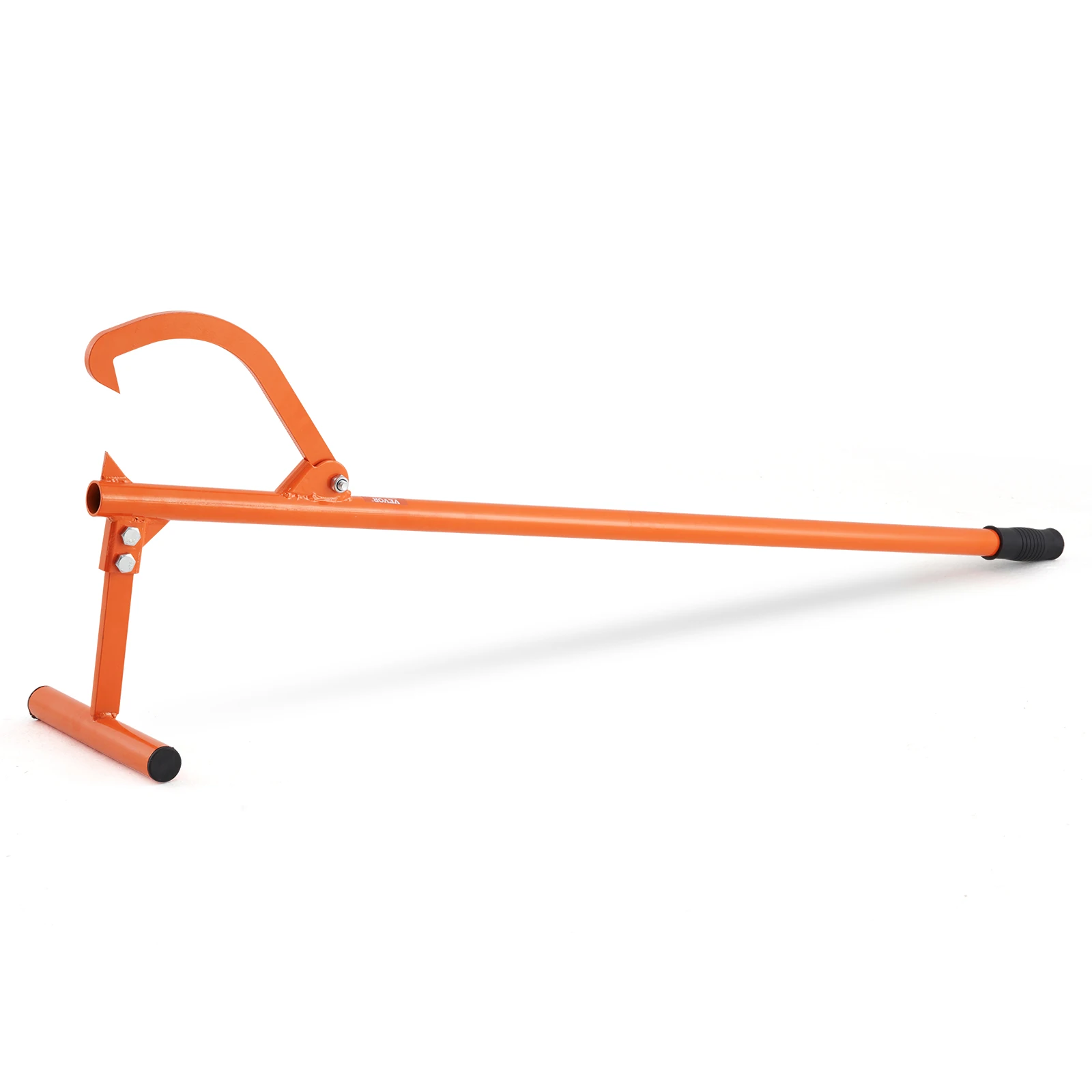 VEVOR Elevador de Troncos Resistente Mango de Metal de 1219 mm Gato para Troncos con Gancho de Inclinación Ajustable para Troncos de Diámetro de hasta 38 cm Gato para Enrollar, Levantar Troncos