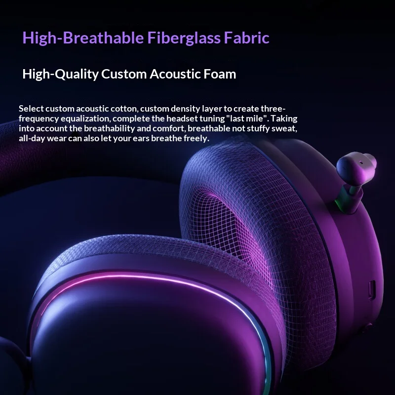 سماعات أذن Aula Wolf Spider G7pro مثبتة على الرأس...