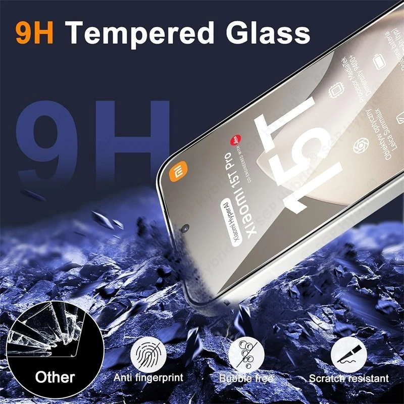 3-Pack HD Tempered Glass Screen Protector - Case Friendly, 9H Hardness