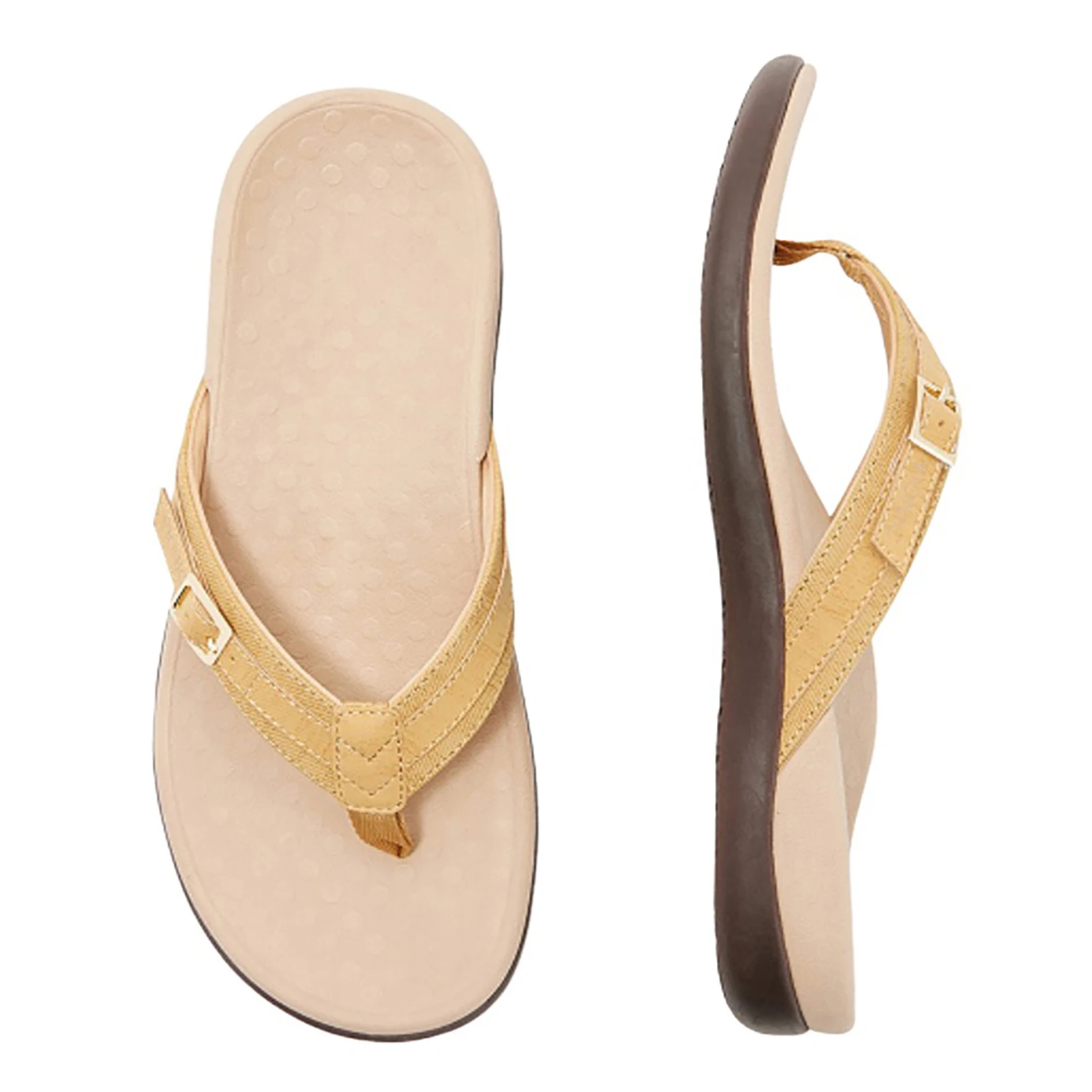 Sommer-Hausschuhe für Damen, modisch, cool, bequem, leicht, flache Flip-Flops, rutschfeste Outdoor-Strand-Hausschuhe für Damen – Detail 11