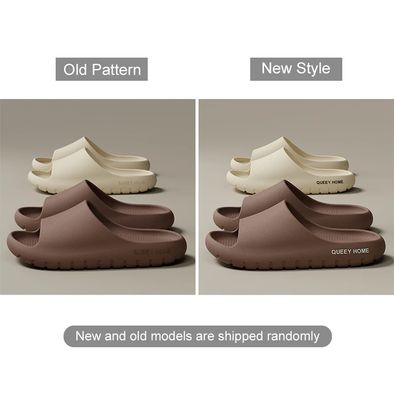Queeyhome Men Slippers EVA Thick Soled Soft Sandals New Summer Fashion Non Slip Indoor Outdoor Beach Women Shoes — view 6