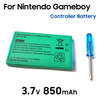 Batteria ricaricabile agli ioni di litio da 850 mAh + kit di attrezzi per Nintendo Gameboy Advance GBA SP