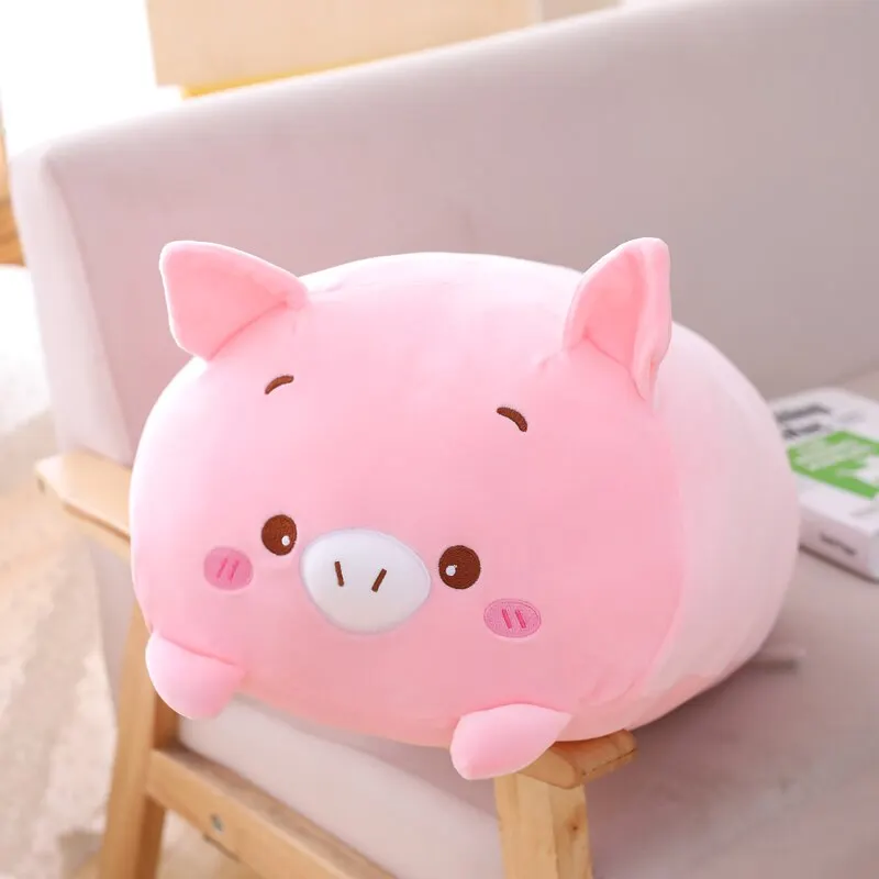 KUY New Hot Super Soft Huggable Stuffed Animal Dog Bear Pig Cat Sunflower  Pillow with Blanket Inside Plush Toy Lovely Kid Gift - AliExpress