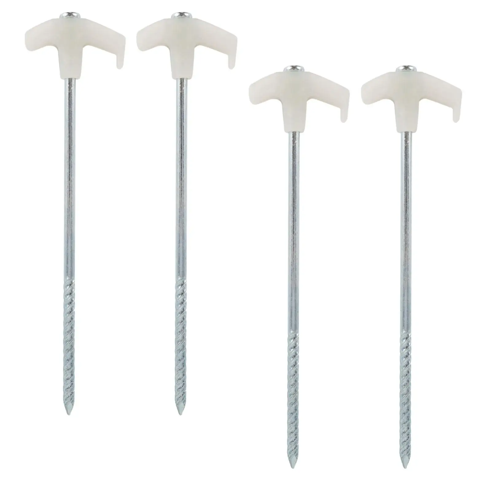 

4х крепежные якоря для палатки, крепкие шестиугольные спиральные крепежные гвозди для палатки, для семейного сада, кемпинга, походов