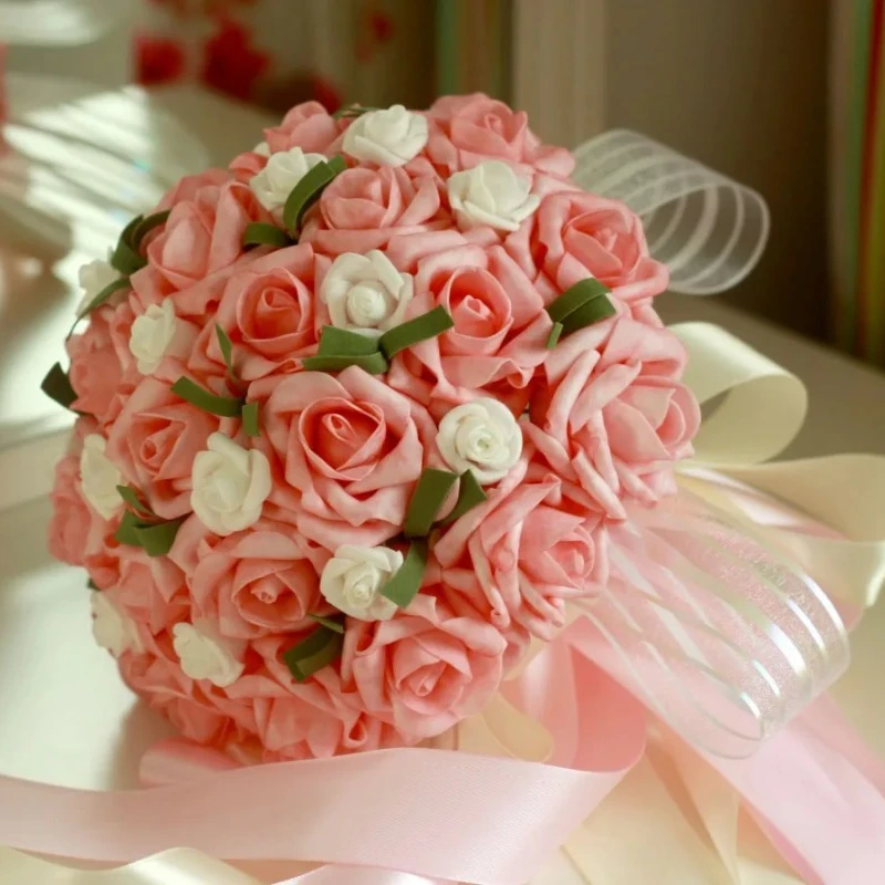 

Hot Sale 2017 Elegant Handmade Artifical Flower Wedding Decoration of Wedding Bouquet Wedding Flowers Bridal Bouquets Bridal