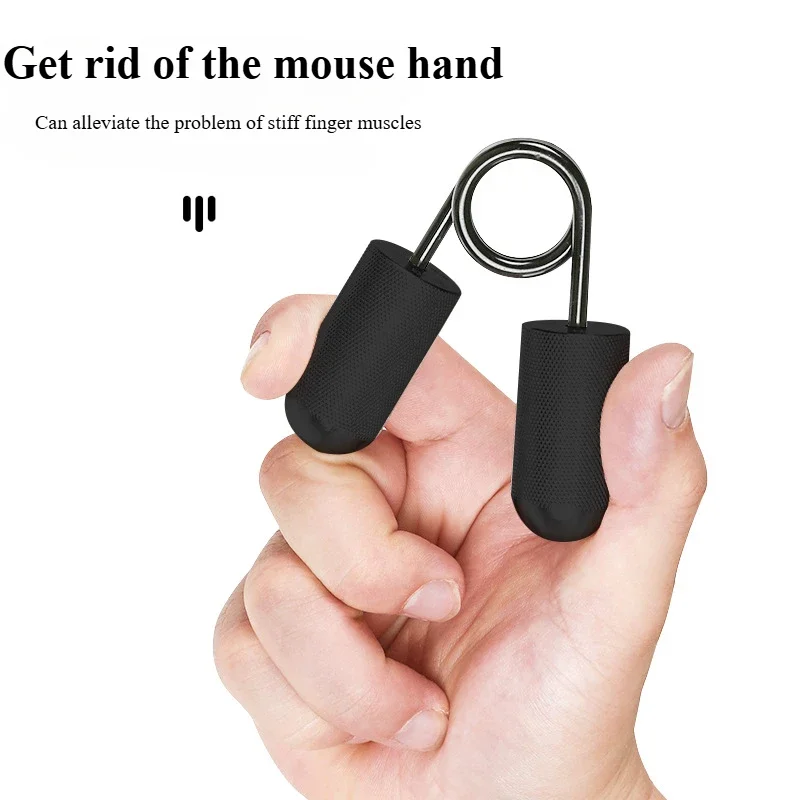 Hand Strengthener Finger Trainer Finger Strength Trainer Forearm Exerciser Wrist Exerciser Hand Grip Trainers Hand Exerciser 30LB Aluminum Alloy Grip Strength Device Finger Strength Device Exercise Finger Exercise Grip Training Tool Gym Fitness Products