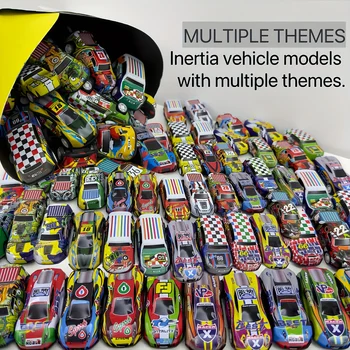 Alloy Diecast Car Mini Cars Model Set Toys, Sliding Inertia Pull Back Vehicle Toy, Birthday Gift 1