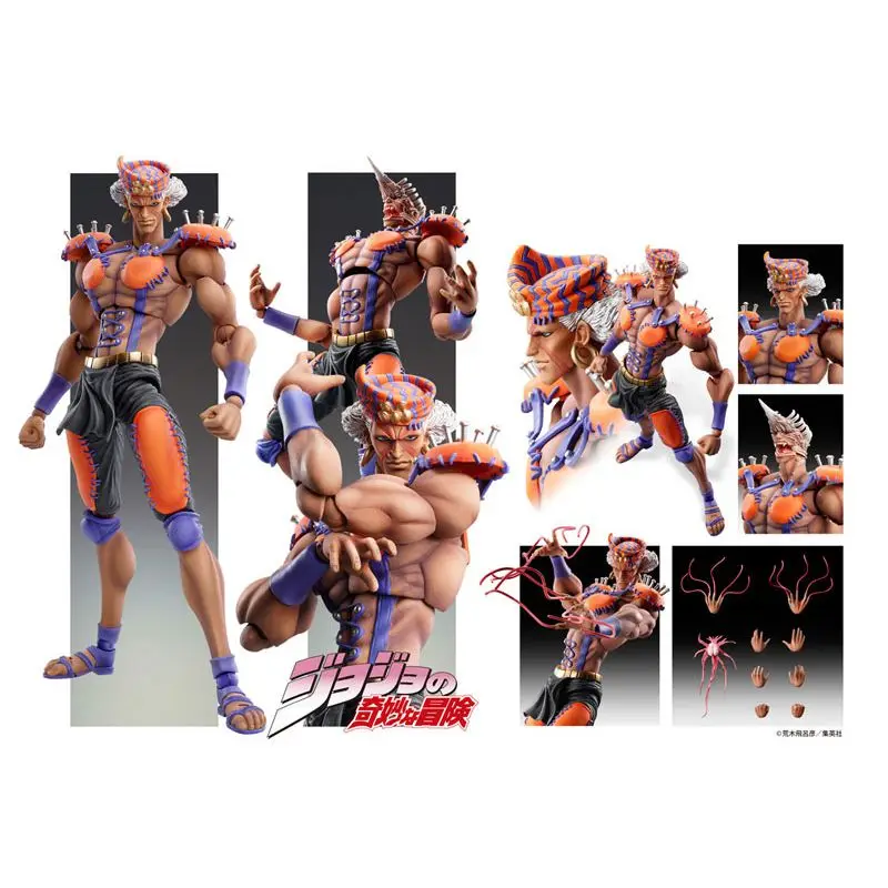 

Original MEDICOS Super Action Statue JoJo's Bizarre Adventure Part.2 Esidisi In Stock Anime Action Figures Model Toys