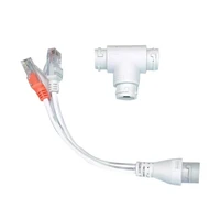 Reliable 2 In 1 POE Splitter for Networks Monitoring System RJ45 Connector for Simple Networks Build Superior Transmission 1