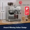 Espresso Machine with Cold Brew, Manual Milk  , Barista Kit for Latte, Cappuccino, Built 6