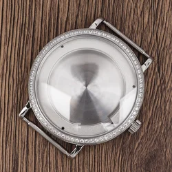 Ultra Thin Domed Sapphire Crystal Glass Watch Case - 40mm, Waterproof Accessories - Miyota 9015 (001)