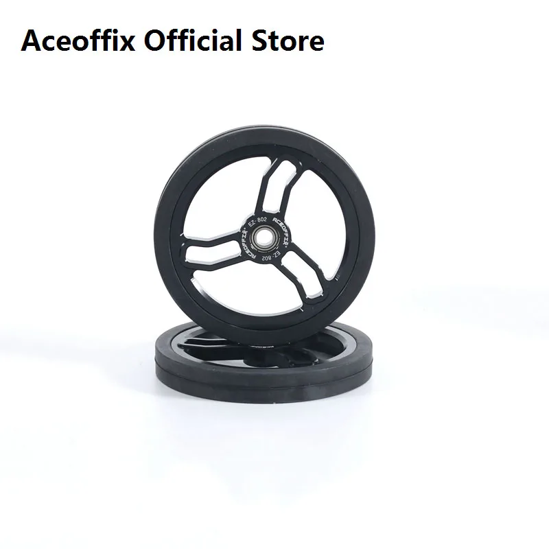 80mm Easy Wheel EZ-802 for Brompton Bike Accessories Aluminum Alloy carbon bike wheelset bike wheelset carbon wheelset