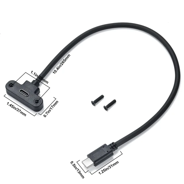 Cavo Per Ricarica E Dati Cavo Di Prolunga USB Type C Maschio - Foto 6
