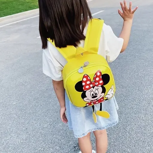 Kindergarten Baby Disney Schoolbag Fashion Kids Backpack Cute Cartoon Mickey Small School Bag Boys And Girls Hardshell Bags 4