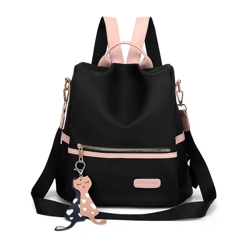 Sac à dos de sécurité antivol ouvert pour femme, cartables pour filles, sac à dos de grande