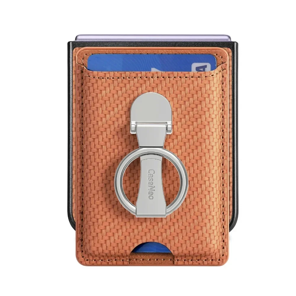 Ring-Kartenhalter-Brieftaschen-Flip-Handyhülle für Samsung Galaxy Z Flip 8 7 6 5 4 3 Flip7 Flip6 Flip5 Flip4 Flip2 5G PU-Leder-Cover – Detail 19