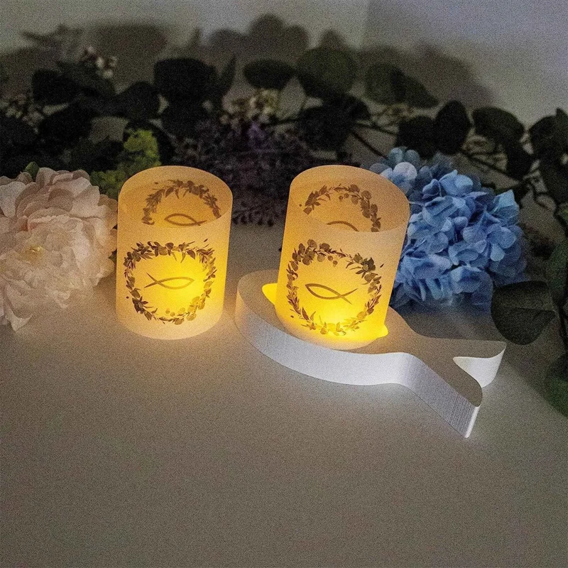 8 Lanterns Table Decoration for Birthday Wedding Christening Any Celebration 'Sch&ouml;n Dass Du Da Bist' Birthday Table Decor Party