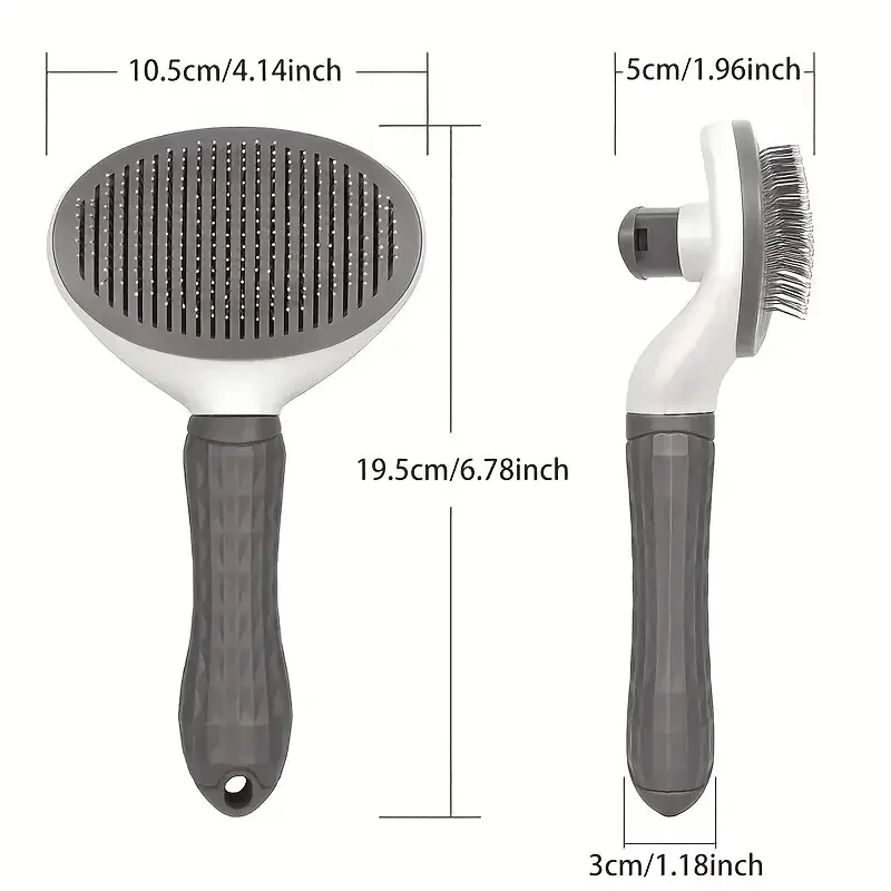 Title 6, 1pc Pet Hair Removal Comb Suit Gentle Grooming ...