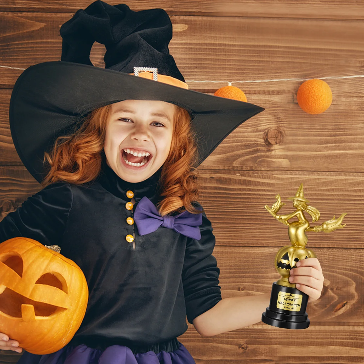 The Medal Prize Child Halloween Costumes Prizes Trophys Pumpkin Award Ceremony Kids
