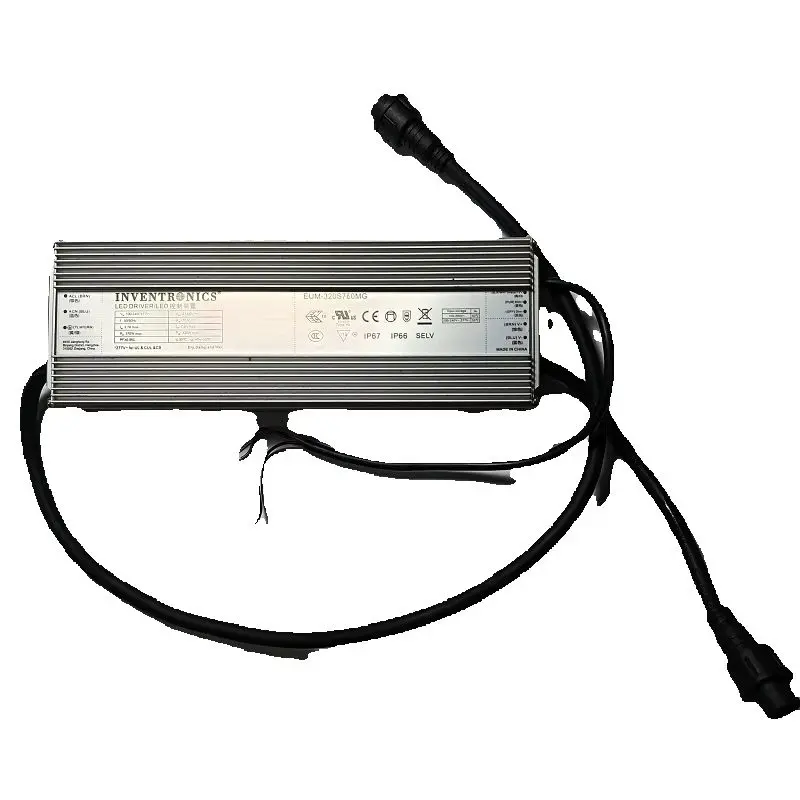 Led Driver 320W 21-60V 7.6A 48V With Waterproof Plug LM301H EVO Quantum Board Power Supply Inventronics Bar Light Plants Growing