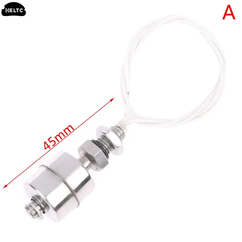 Stainless Steel Float Switch Tank Liquid Water Level Sensor Double Ball Float Switch Tank Pool Flow Sensors 45/75/250/300/350mm