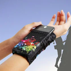 Printing Breathable Mobile Phone Holder Wallet Smart Phone Arm Bag Gym Running Armband Phone Bag Multifunctional Storage Bag