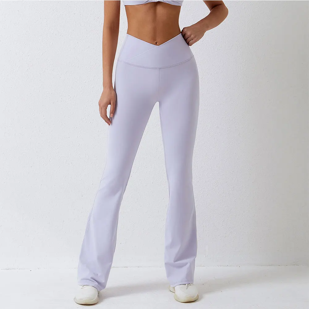 

Yoga Pants Women High Waist Wide Leg Pants Women Gym Workout Fitness Sports Flared Pant Latin Dance Trousers Leggings Flare