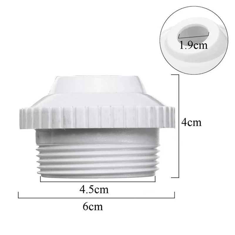 3Pcs Nozzle White Nozzle PVC Nozzle For Swimming Pool Opening Eyeball Nozzle Flow Inlet Fitting For Hayward SP1419D 5