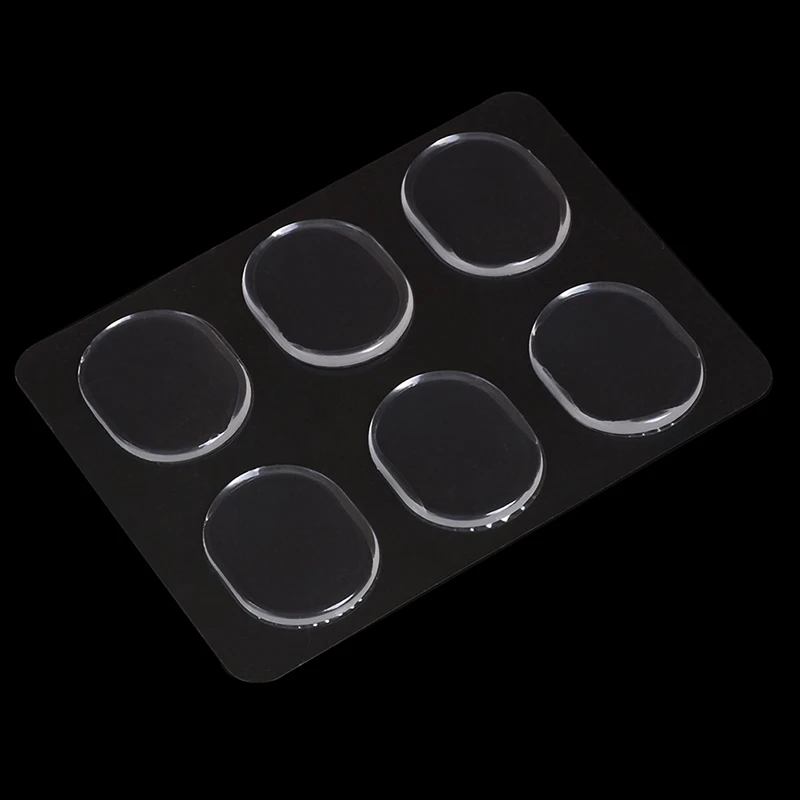 Snare Drum Mute Pad Drum Damper Gel Pads Snare Tom Muffler Mute Transparent Percussion Instrument Accessories 6pcs set drum accessories drum mute pad
