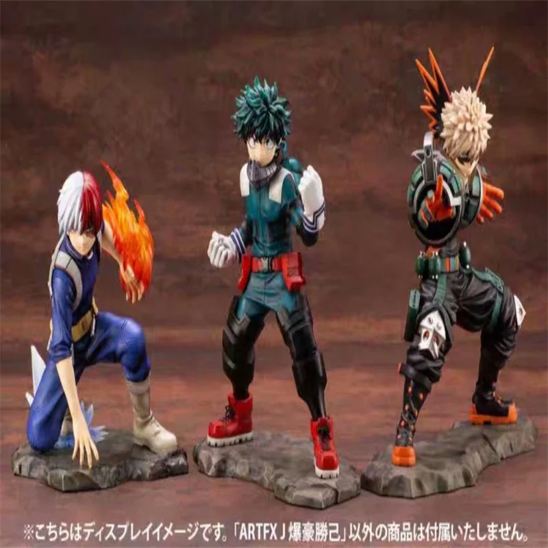 My Hero Academia Midoriya Izuku Anime Figure Bakugou Katsuki Todoroki Shoto Action Figure Figurine Collection Model Doll Toys