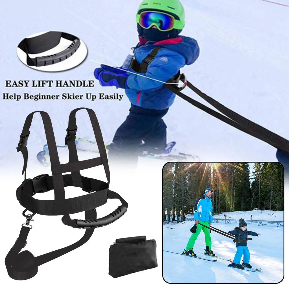 Anti-drop Children Ski Harness Multifunctional Skiing Leash With Handle Ski Accessories images - 6