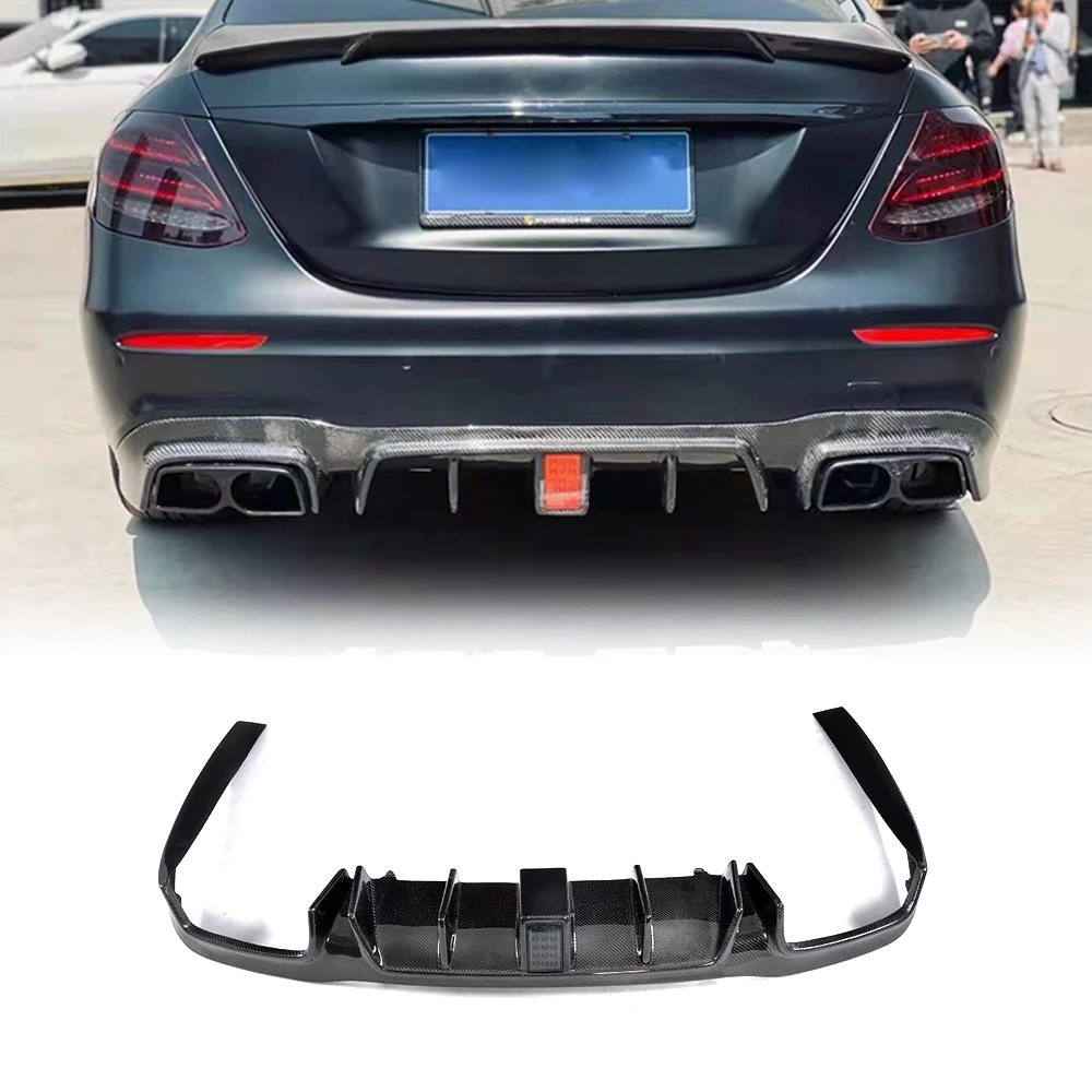 Rear Diffuser For Mercedes Benz W213 E250 E250 E350 E400 E43 E63 Amg
