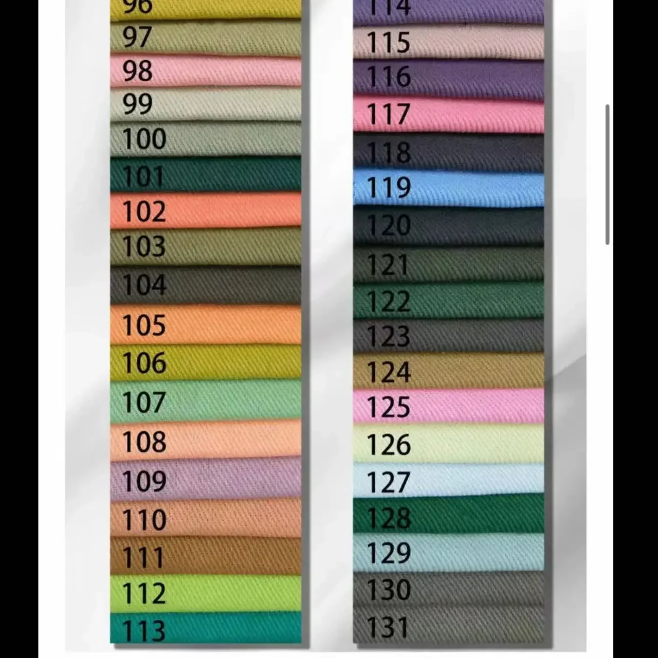 Washed Cotton Denim Fabric Non-Elastic Twill Candy Color for Jackets Pants Skirts Clothes Fabric from Mainland China