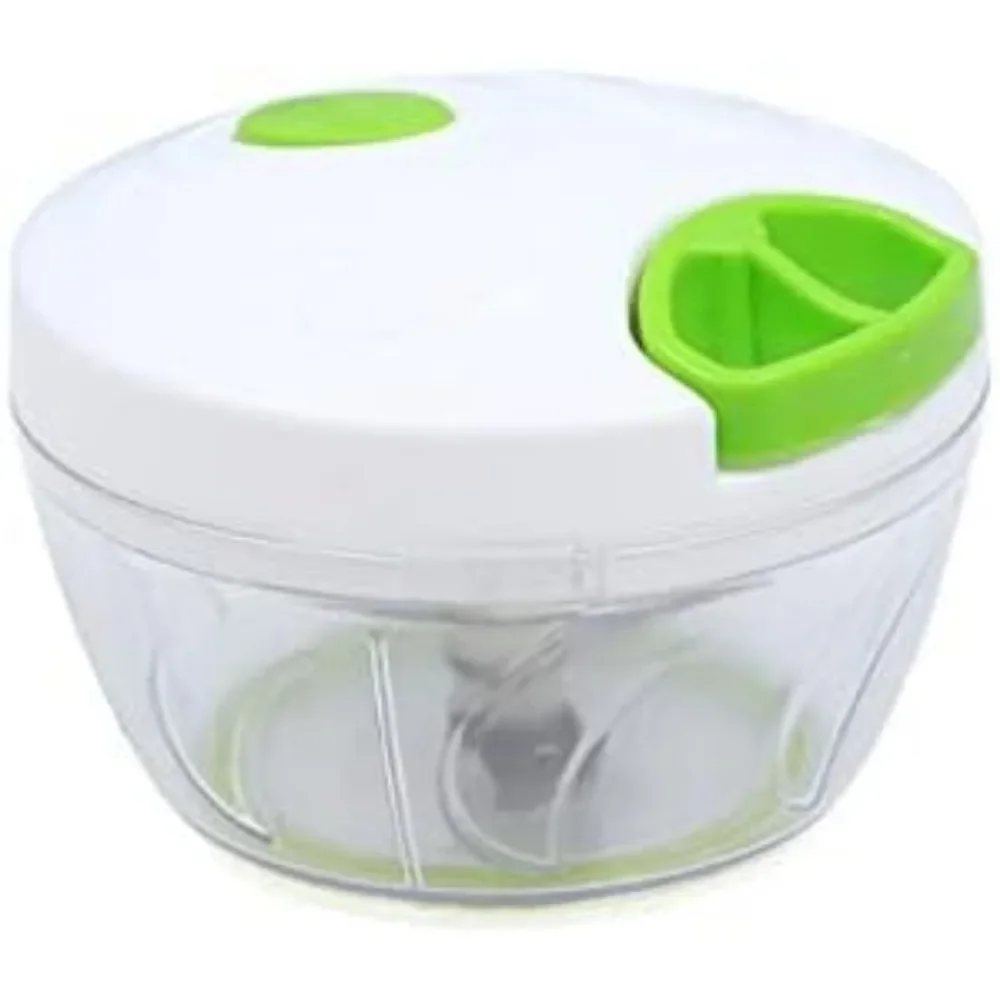Vegetable Chopper Manual Food Chopper with Container Hand Pull String Veggie Cutter for Salad Garlic Nut Onion Cooking Tools