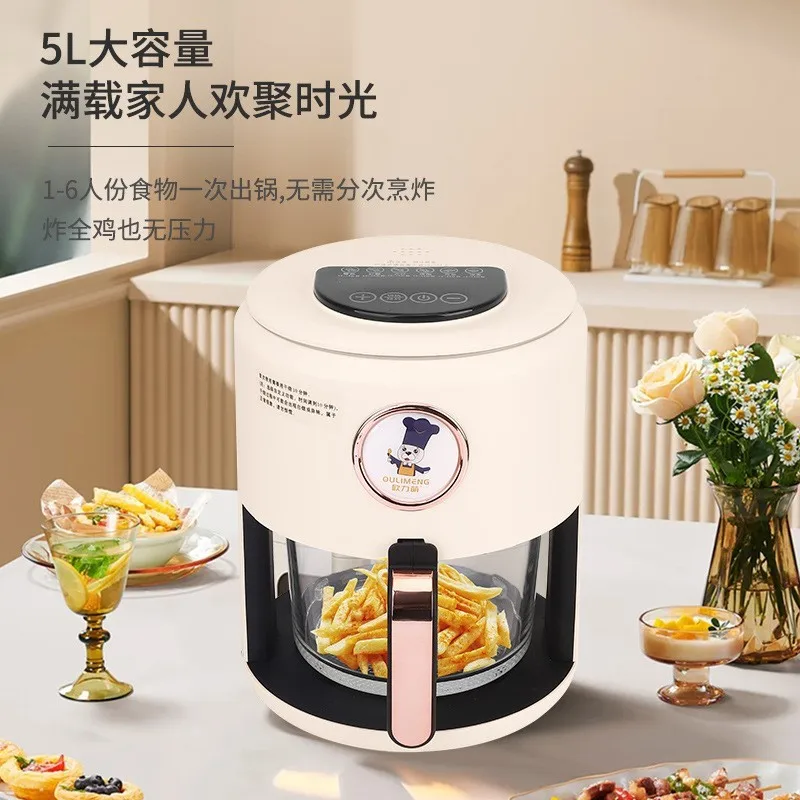 Visualization Multifunctional 220V 110V Air Fryer GB American Standard European Standard Multifunctional Deep Frying Pan Air 4