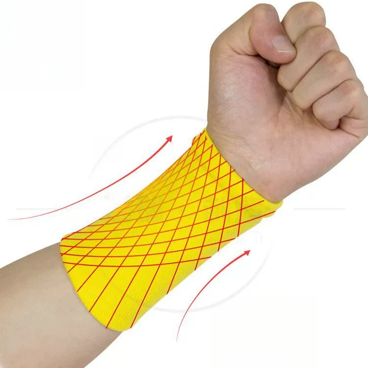 Comfortable High-Elastic Wrist Sweatband for Athletic Support and Protection
