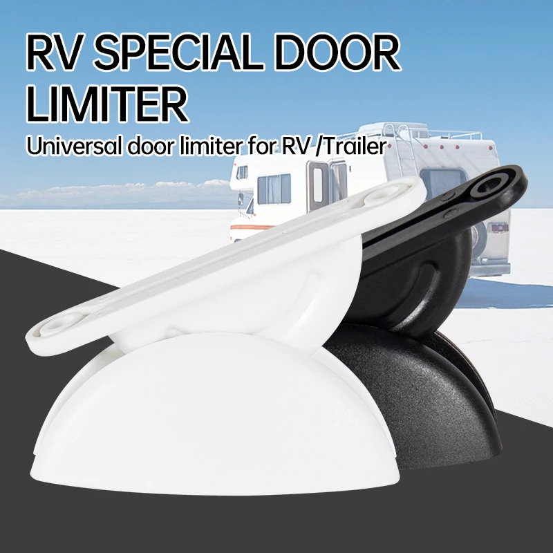 RV anti-collision door fixing buckle hatch stopper half round accessory 5 wheels camping caravan trailer cabin rv door retainer kit magnetic door catch tailgate door holder