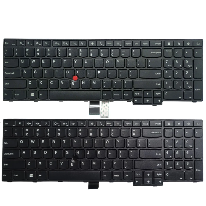 

Клавиатура для ноутбука IBM Lenovo Thinkpad E550 E550C E555 E560 E565, английская раскладка, 00HN000 00HN074 00HN037, без подсветки