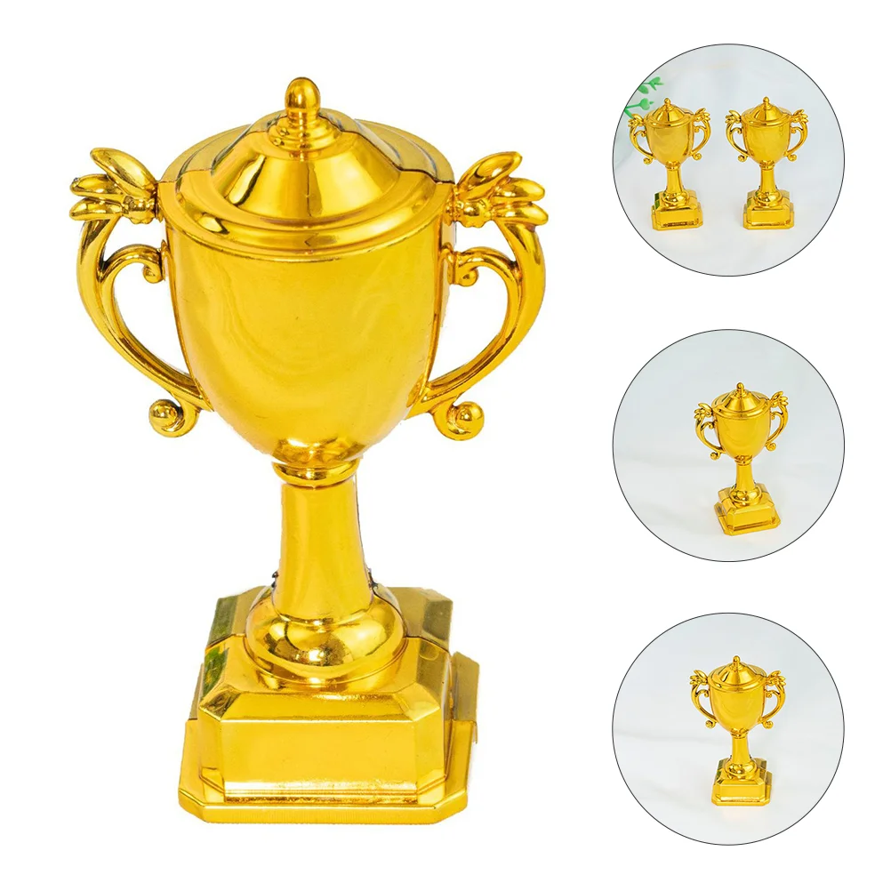 

3 Pcs Trophy Cake Decorating Soccer Birthday Decoration Paper Cup