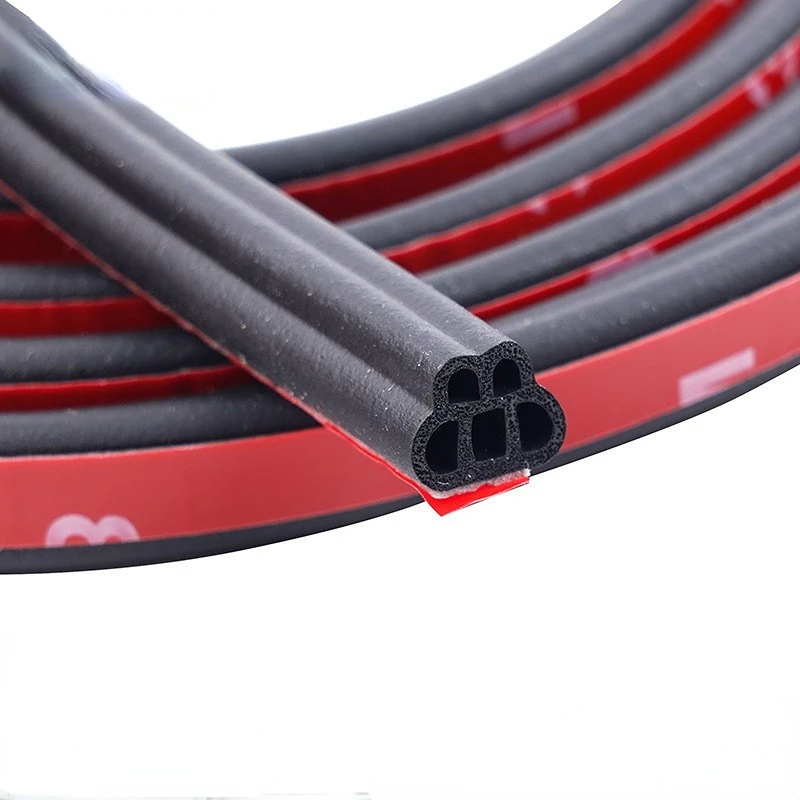 

Car Door Rubber Seal Strips Auto Double Layer Sealing Stickers for Door Trunk Sound Insulation Weatherstrip Interior Accessories