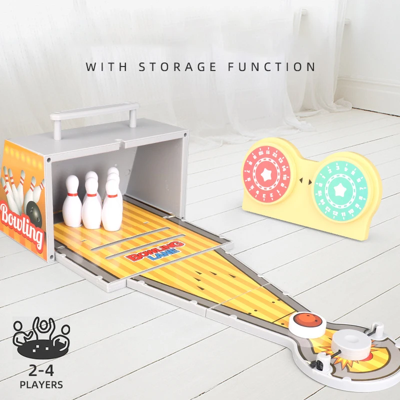Children Bowling Game Set Bowling Supplies Sports Soccer Board Game With Storage Function Parent Child Interactive Sport