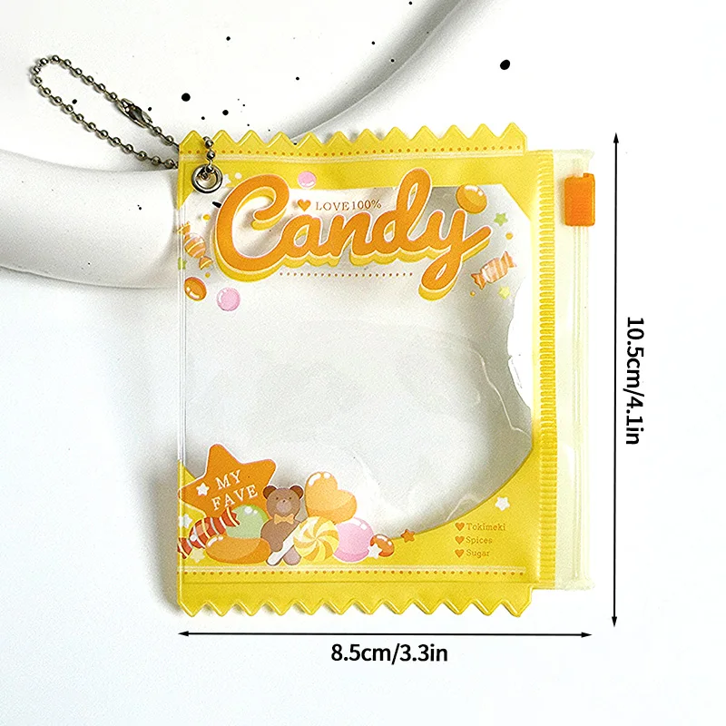 thumbnail image 1 of 1/5 piezas Mini bolsas de dulces Bolsa de almacenamiento de insignias Estuche protector de insignias Suministros de decoración Suministros de almacenamiento de juguetes pequeños Kawaii, 1 of 5
