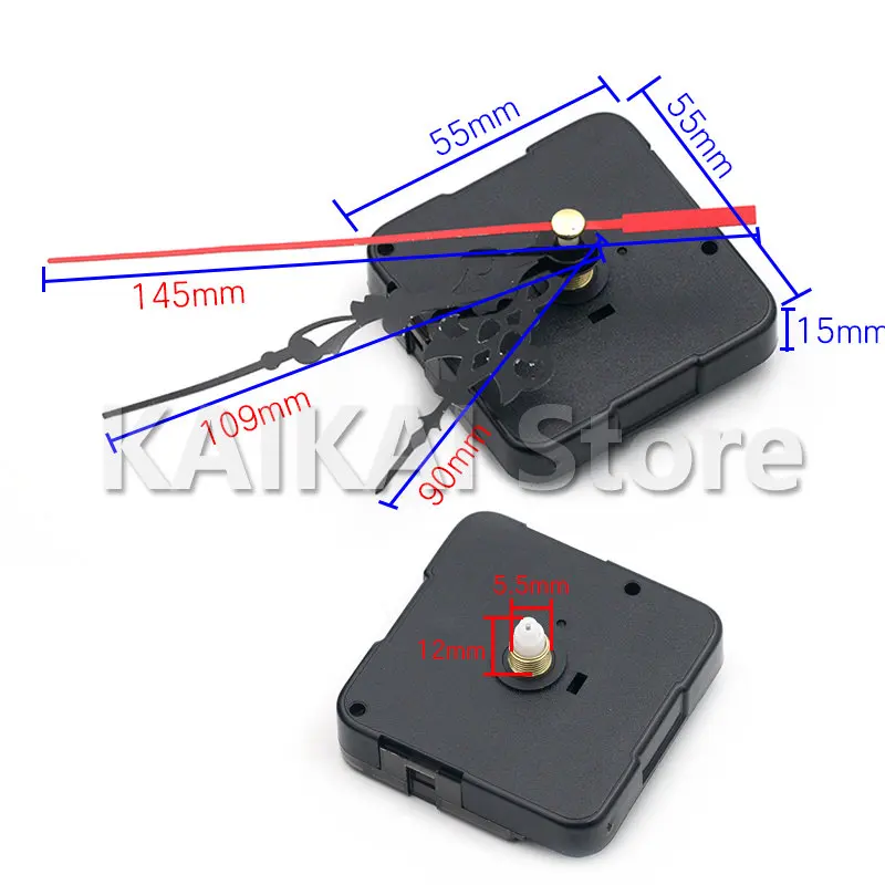 Professional And Practical Quartz Wall Clock Movement Mechanism DIY
