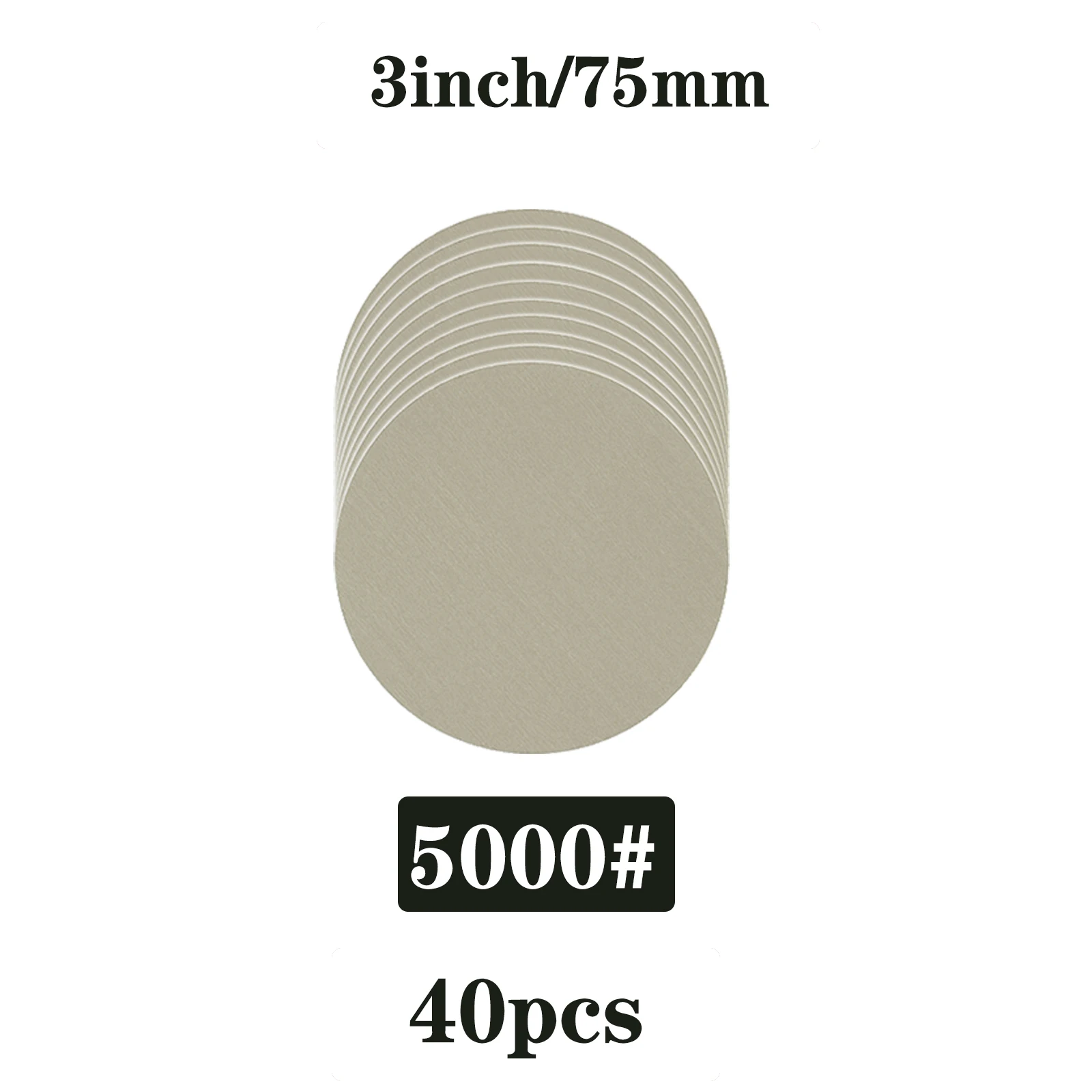 Premium 3-Inch Hook & Loop Wet/Dry Sanding Discs – Silicon Carbide Sandpaper, 80 to 5000 Grit Range
