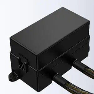DaierTek 12V Fuse Relay Box Pre-Wired Fuse and Relay Box with 4 Relay 12 Way ATC/ATO Fuses Sealed 12V Relay Fuse Box for Car