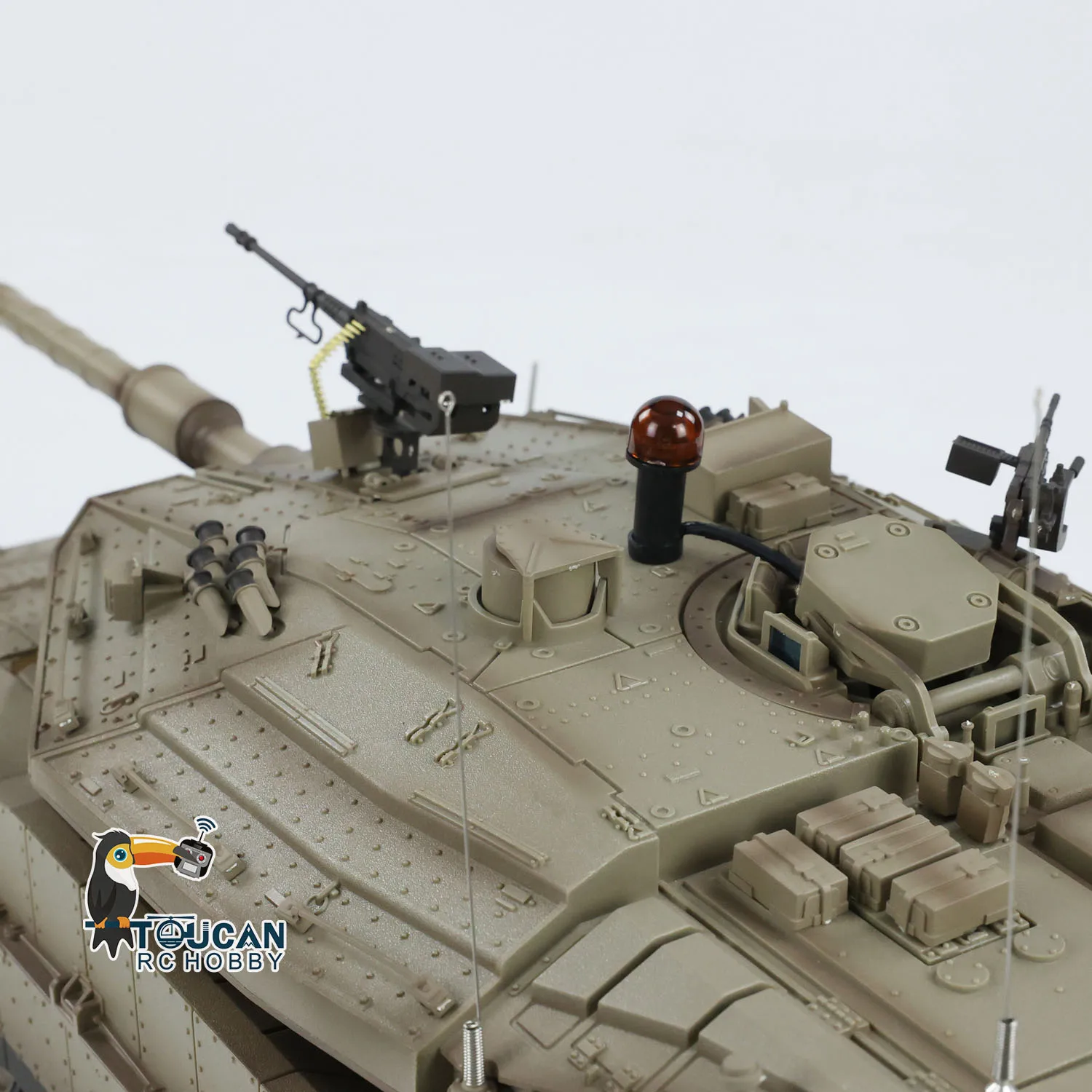 Heng Long RC Tanks 1/16 IDF Merkava MK IV Open Fire Smoking 360° Turret Rotary TK7.0 Light Sound System Smoke Unit Barrel Recoil 5