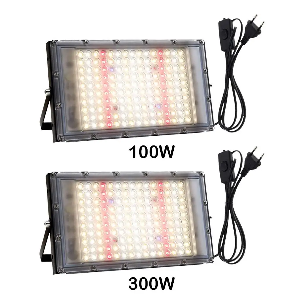 380-840nm LED Grow Lights Full Growing Lamp Plant Lighting for Hydroponic Indoor Plants Veg and Flower (EU)